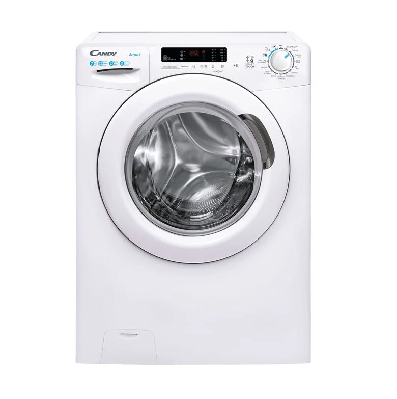 Candy CSS4372DW4/1-11 Lavatrice Smart A Libera Installazione 7 Kg, 1300 Giri, My Statistics, Smart Check-up, Classe B, Bianco
