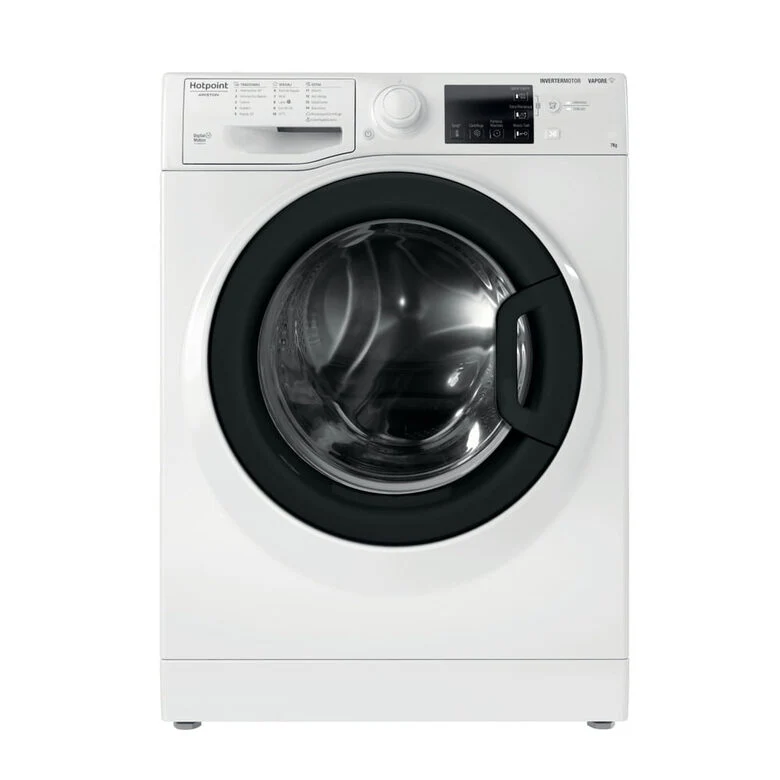 Hotpoint Ariston RSSG R527 B IT Lavatrice Slim A Libera Installazione 7 Kg, 1200 Giri, Steam Hygiene, Anti Allergy, Igiene Vapore, Classe B, Bianco