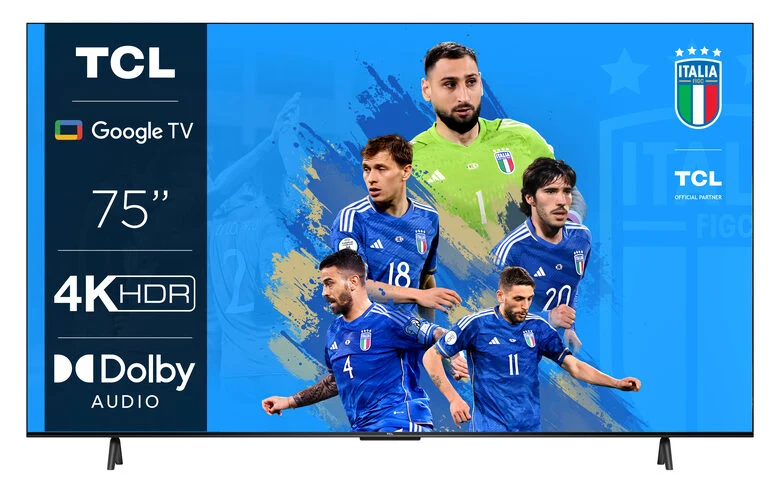 TCL 75P635 Televisione Smart TV 75 Pollici Led 4K Ultra Hd Dolby Audio Google TV Serie P63