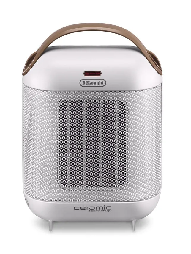De’Longhi Capsule HFX30C18.IW Interno Marrone, Bianco 1800 W Riscaldatore ambiente elettrico con ventilatore