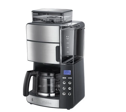 Russell Hobbs Grind and Brew Glass Carafe Automatica Macchina da caffè combi 1,25 L