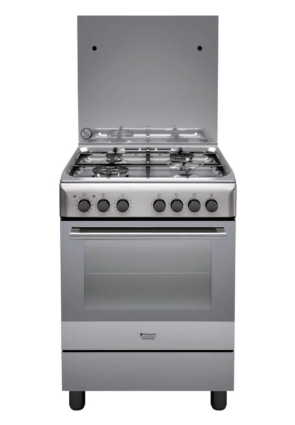Hotpoint H6TMH2AF (X) IT cucina Piano cottura Gas Acciaio inossidabile A