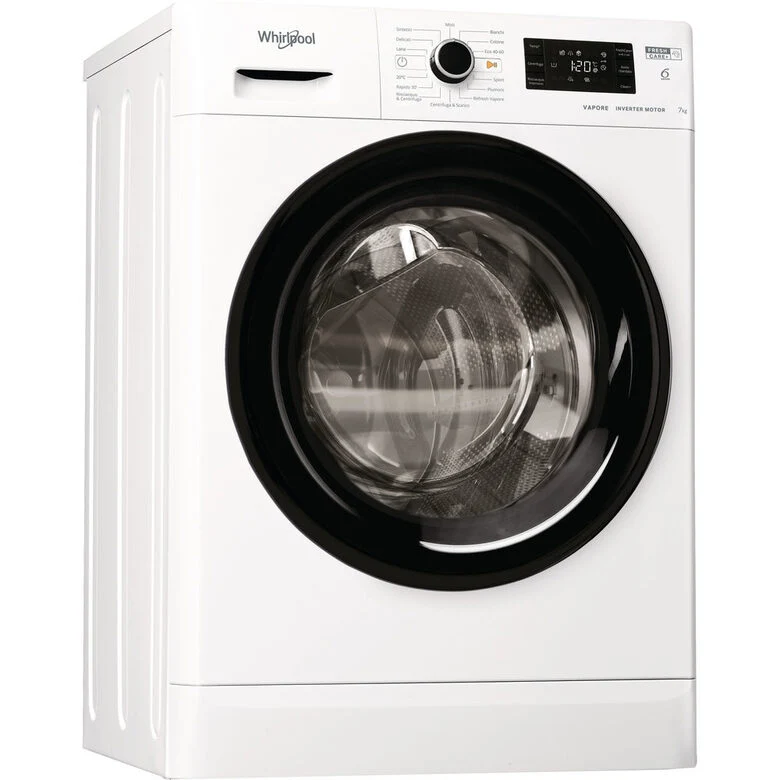Whirlpool FSB 723V BS IT N lavatrice Caricamento frontale 7 kg 1200 Giri/min D Bianco