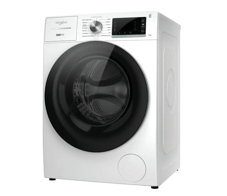 Whirlpool W8W846WR IT lavatrice Caricamento frontale 8 kg 1400 Giri/min A Bianco