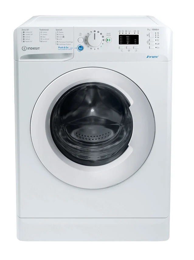 Indesit BWSA 71051 W IT N lavatrice Caricamento frontale 7 kg 1000 Giri/min E Bianco