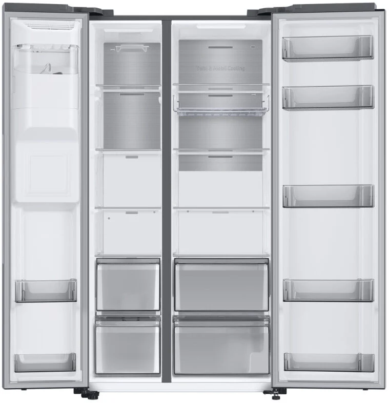 Samsung RS68A8842SL frigorifero side-by-side Libera installazione 609 L D Grigio