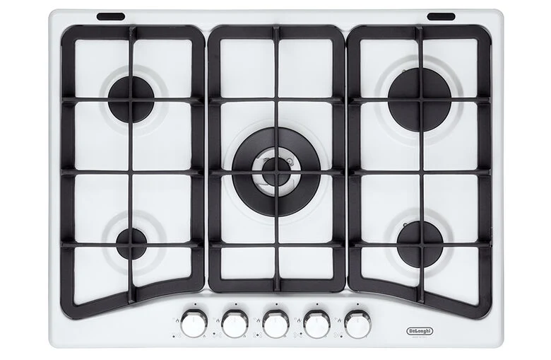 De’Longhi PFB 57 GH piano cottura Bianco Da incasso 68 cm Gas 5 Fornello(i)