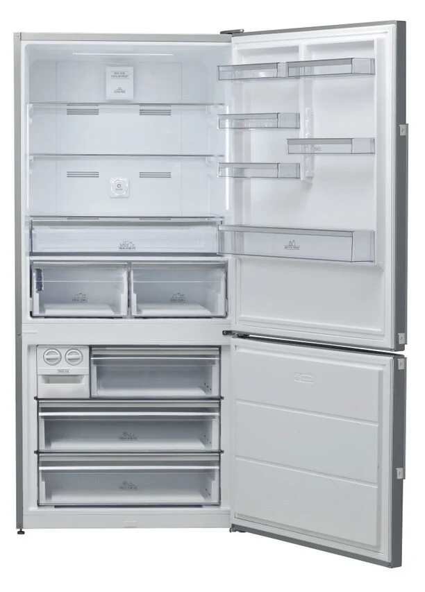 Hotpoint HA84BE 72 XO3 2 frigorifero con congelatore Libera installazione 588 L E Acciaio inossidabile