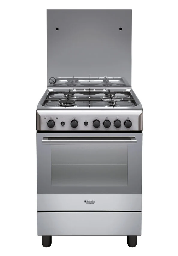 Hotpoint H6GG1F (X) IT Piano cottura Gas Acciaio inossidabile A