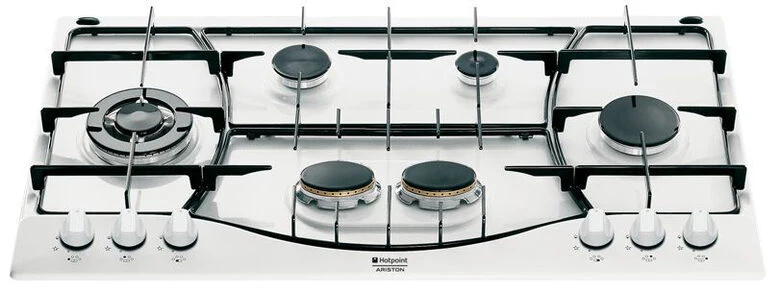 Hotpoint PH 960MST (WH)/HA piano cottura Bianco Da incasso Gas 6 Fornello(i)