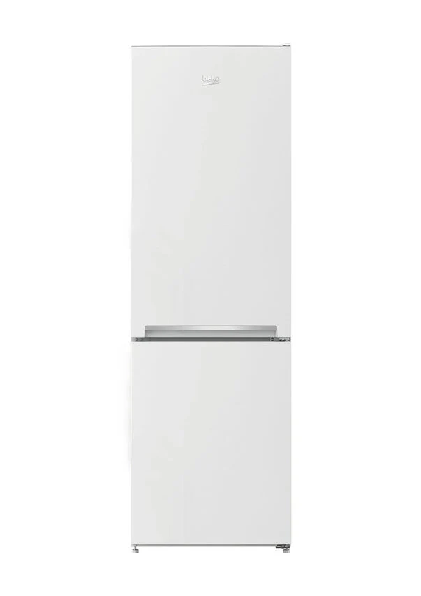 Beko RCSA270K30WN frigorifero con congelatore Libera installazione 270 L F Acciaio inossidabile, Bianco