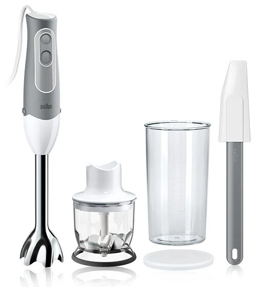 Braun MultiQuick 5 MQ 523 Baby 0,6 L Frullatore ad immersione 600 W Grigio, Bianco