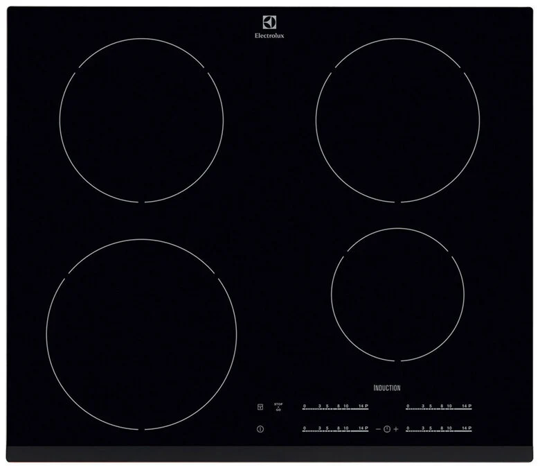 Electrolux EHH 6540 I8K piano cottura Nero Da incasso Piano cottura a induzione 4 Fornello(i)