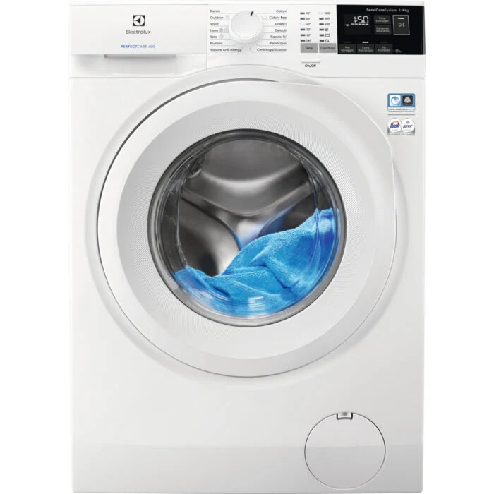Electrolux EW6F492Y lavatrice Caricamento frontale 9 kg 1200 Giri/min D Bianco