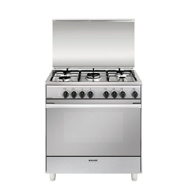 Glem Gas U855MI6 Cucina a Gas Acciaio inossidabile A