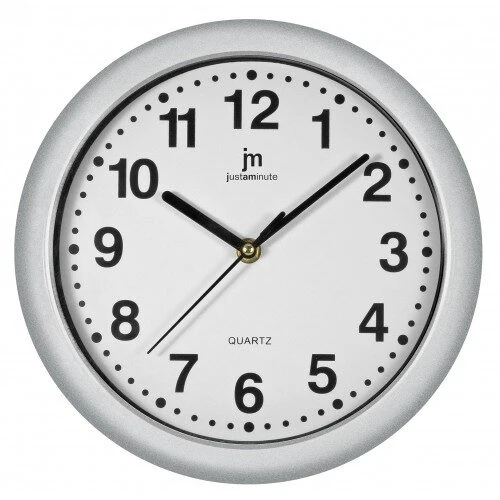Lowell Justaminute 00710 Orologio da parete in quarzo Argento