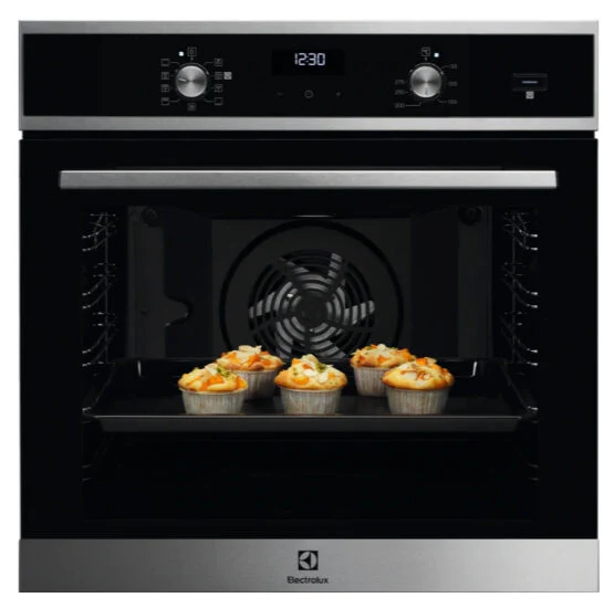 Electrolux EOD5H40X Forno a Incasso 72 L A Nero, Acciaio inossidabile