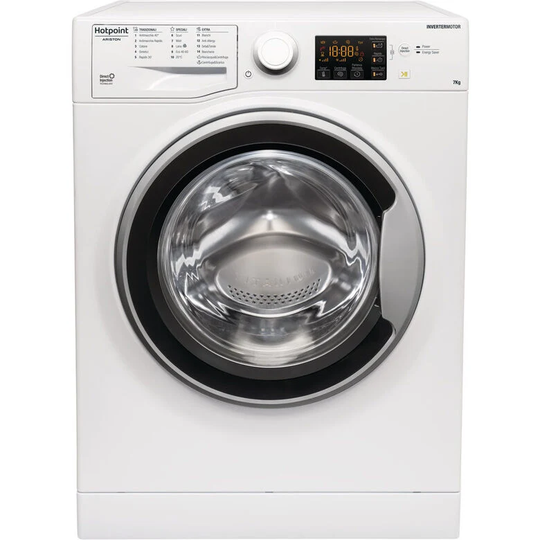 Hotpoint RSSG R427 JX IT N lavatrice Caricamento frontale 7 kg 1200 Giri/min C Bianco