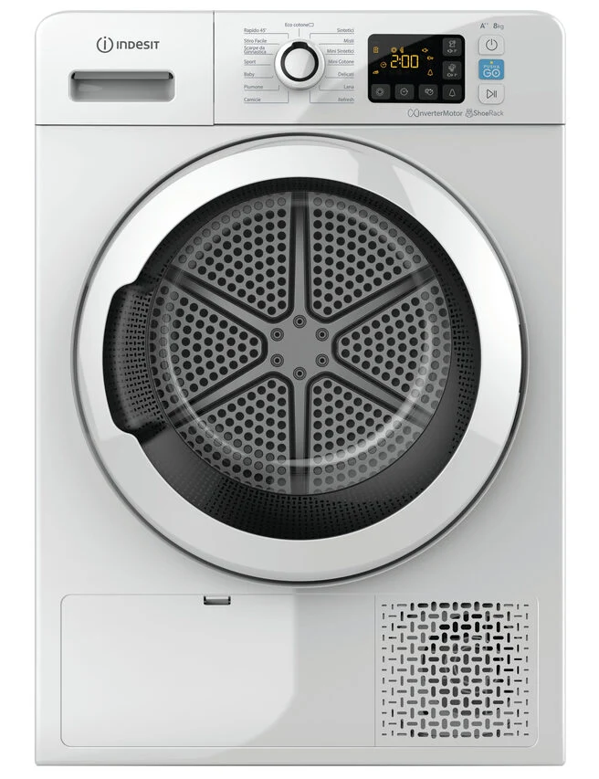 Indesit YT M11 82K RX IT asciugatrice Libera installazione Caricamento frontale 8 kg A++ Bianco