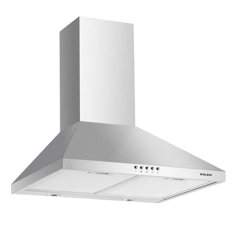 Glem Gas GHP745IX Cappa aspirante a parete Acciaio inossidabile 498 m³/h C