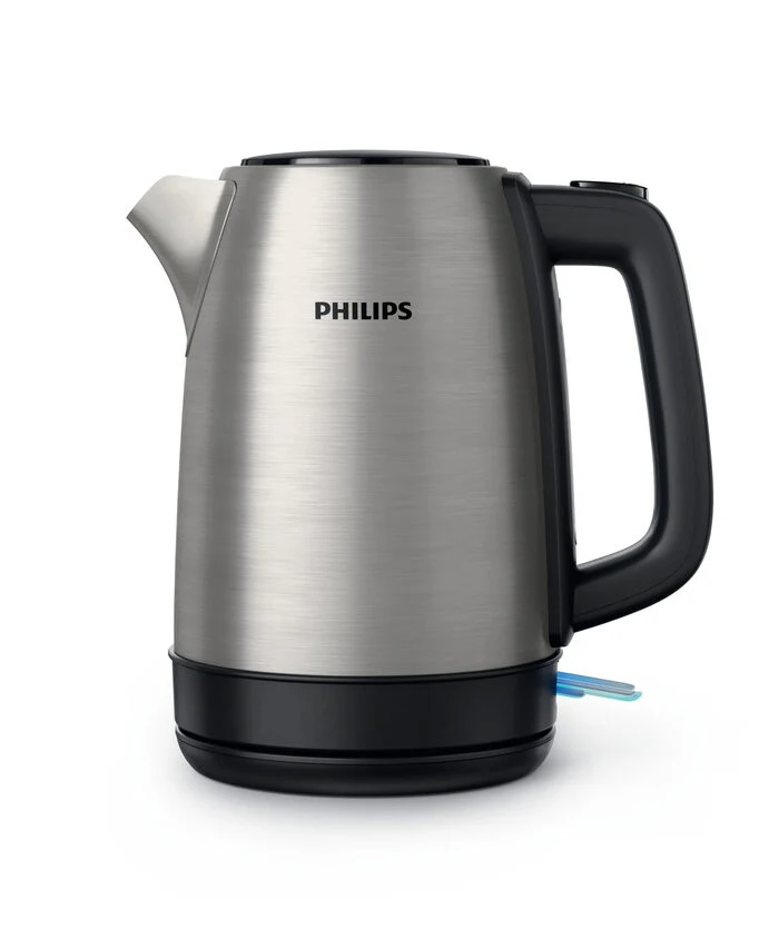 Philips Daily Collection Bollitore in metallo da 1,7 l con spia e coperchio a molla