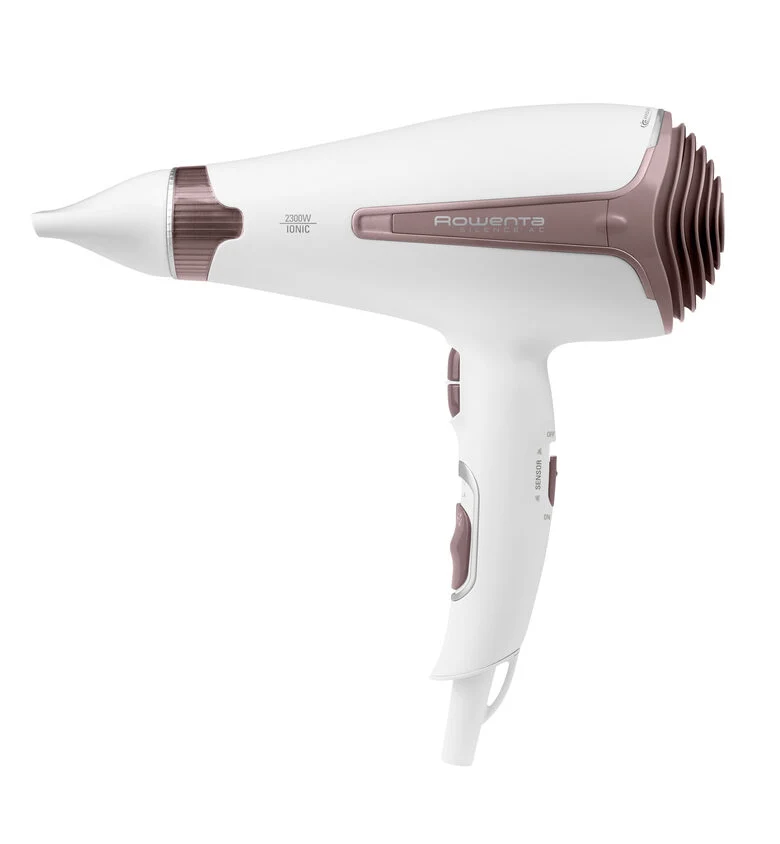Rowenta CV7930 Silence AC Sensor Premium Care Asciugacapelli Silenzioso, 2300 W, con Generatore di Ioni, Diffusore e Sensore di Funzionamento