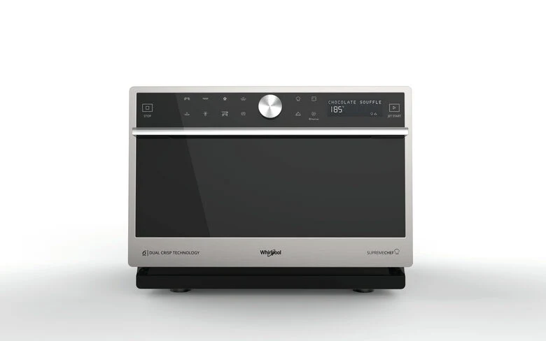 Whirlpool MWP 3391 SX Superficie piana Microonde combinato 33 L 1000 W Nero, Acciaio inossidabile