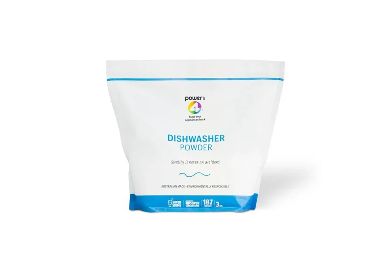 Power Of 4 Dishwasher POWDER BAG (3KG)-ECO FRIENDLY (187 washes)