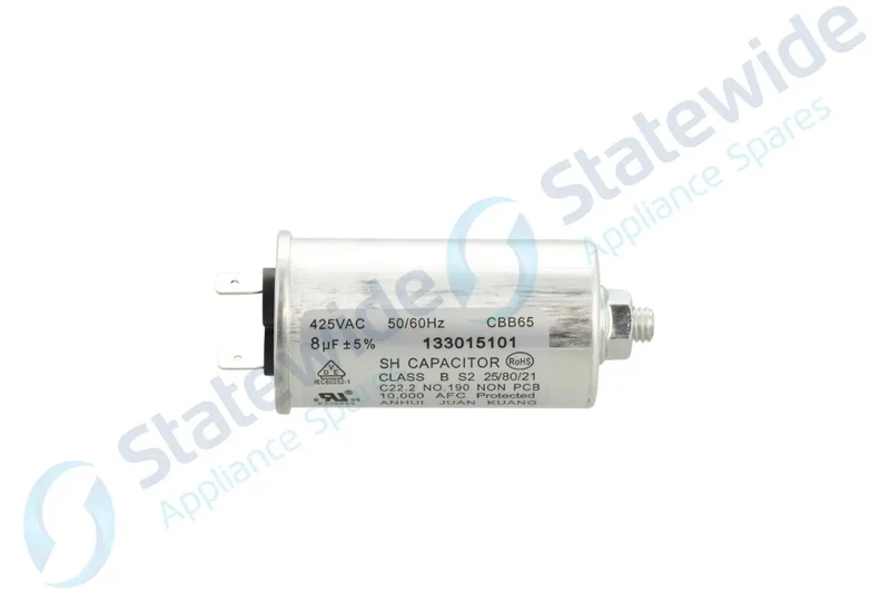 Electrolux/Simpson/West Dryer Capacitor 8uf 400/450VAC