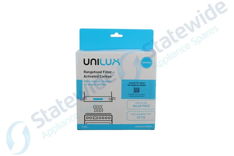 UNILUX ULX254-ELECTROLUX/WEST Rangehood Carbon Filter (2 Pack)-Genuine