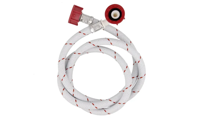 Universal(1.4mt) Washer Water Inlet Hose-Hot Water (RED nuts/stripes)