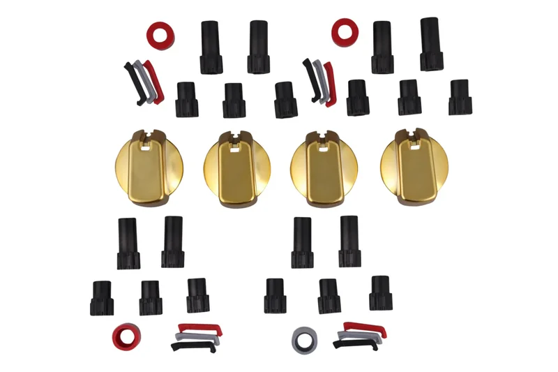 Universal Cooktop/Oven Knob Gold 40mm (Pack 4)