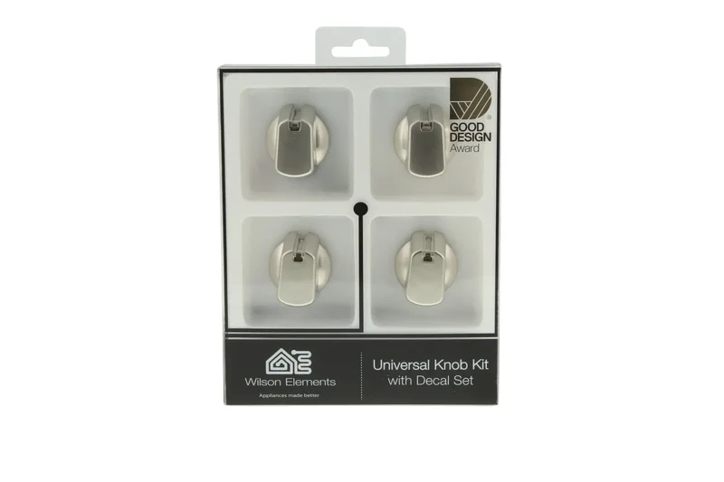 Universal Cooktop Knob Stainless Steel 35mm (Pack 4)