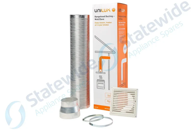 Unilux/Westinghouse Rangehood Ducting Wall/Eave 125-150mm