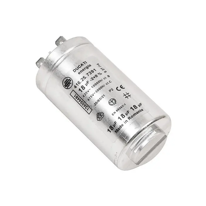 AEG/ELECTROLUX Dryer CAPACITOR 18uF 425V 2 PIN Washer-EDH804U5WB-Genuine