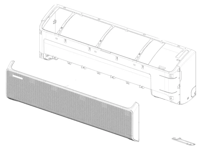 Samsung Aircon Indoor Housing/Cover Full