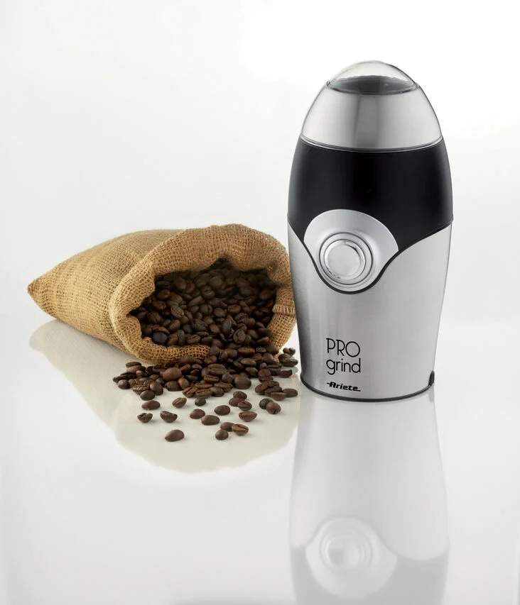 Ariete 3016 macina caffé 150 W Nero, Acciaio inossidabile