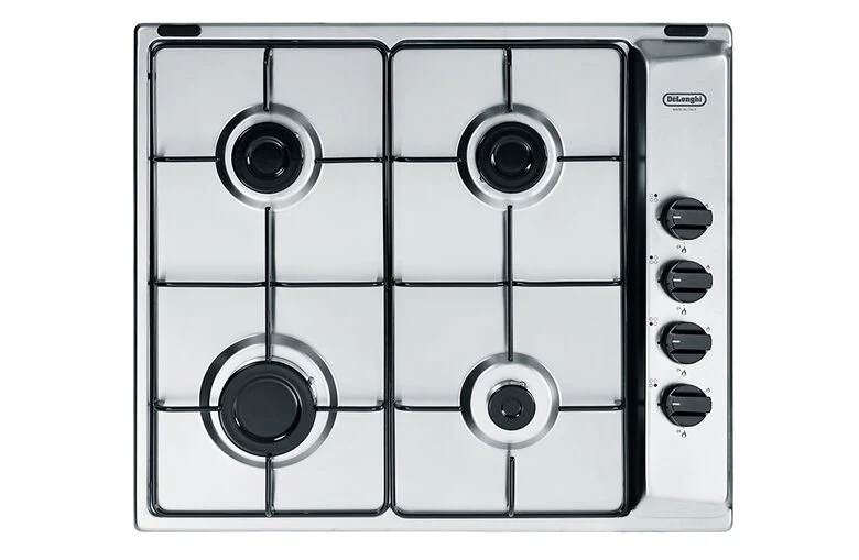 De’Longhi YAL 46 ASV piano cottura Acciaio inossidabile Da incasso 58 cm Gas 4 Fornello(i)