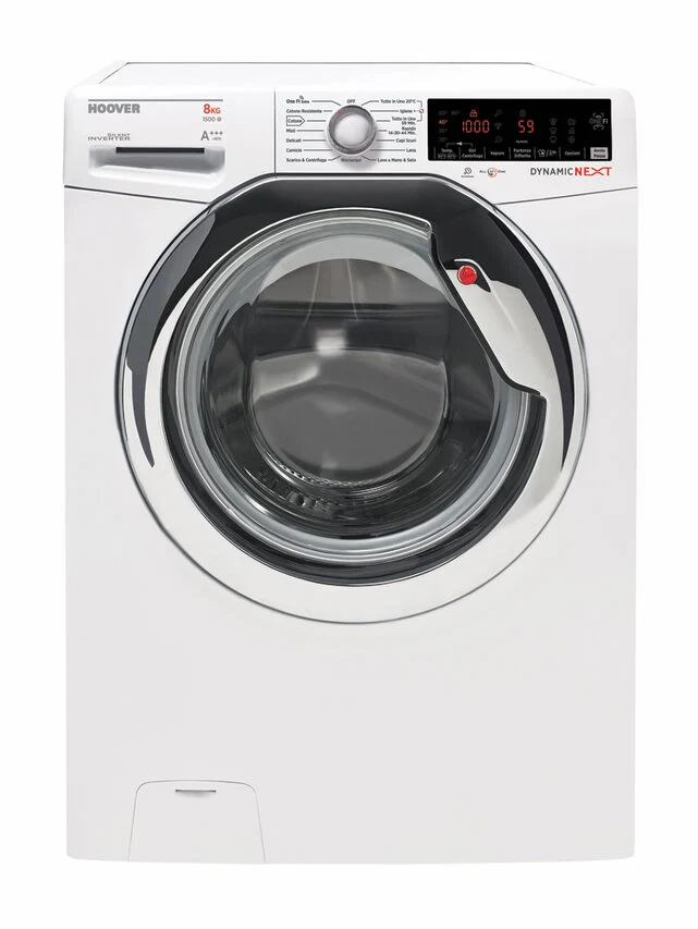 Hoover Dynamic Next DWOA 58AHC3-30 lavatrice Caricamento frontale 8 kg 1500 Giri/min Bianco