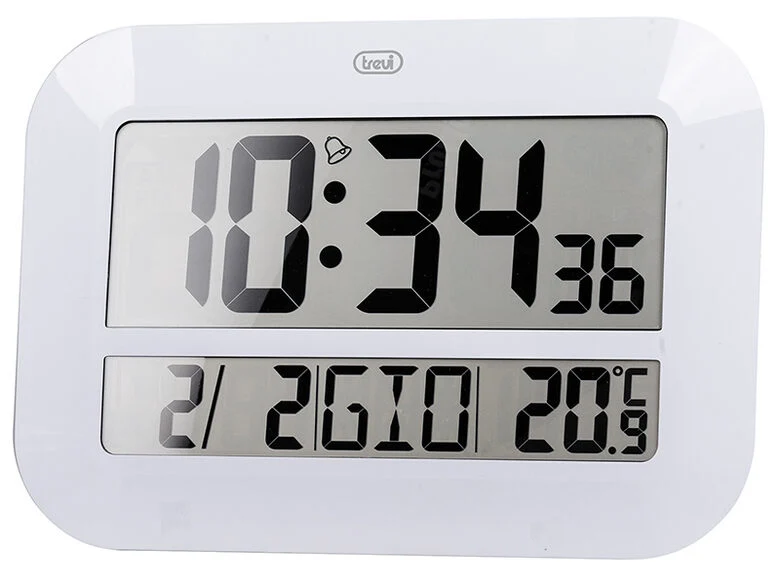 Trevi OM 3540 D Orologio da parete digitale Rettangolo Bianco
