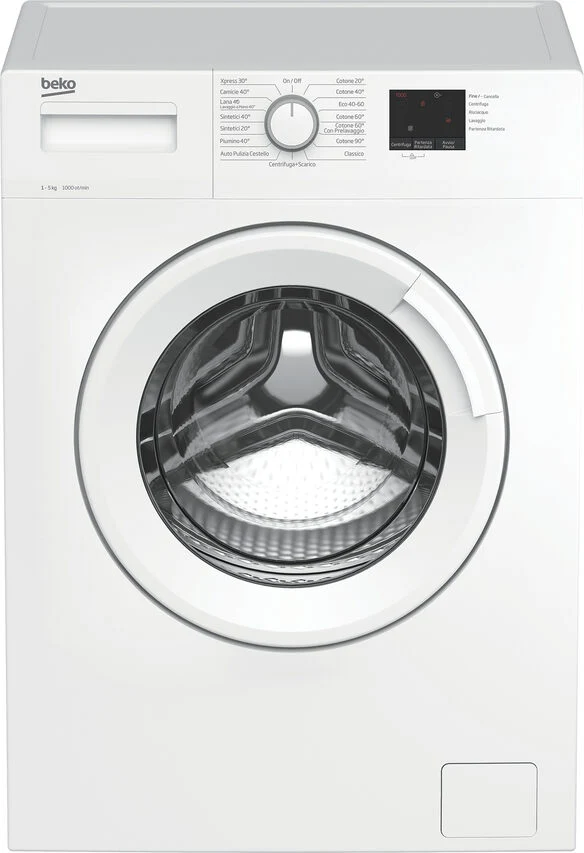 Beko WRXS51021W/IT lavatrice Caricamento frontale 5 kg 1000 Giri/min E Bianco