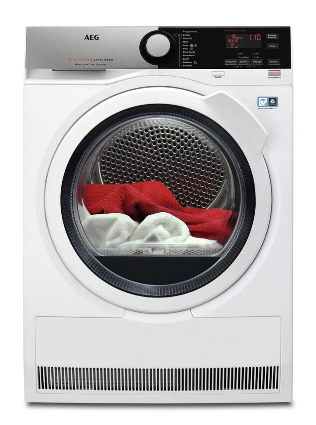 AEG T8DEE842 asciugatrice Libera installazione Caricamento frontale 8 kg A++ Grigio, Bianco
