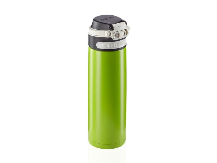 Leifheit 03277 tazza da viaggio 600 ml Nero, Verde Acciaio inossidabile