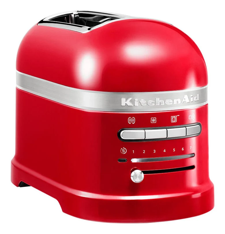 KitchenAid 5KMT2204EER 7 2 fetta/e 1250 W Rosso, Acciaio inox