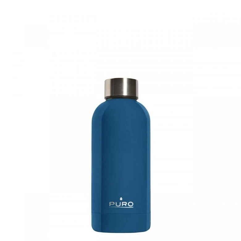 PURO Hot&Cold Glossy Uso quotidiano 350 ml Acciaio inossidabile Blu
