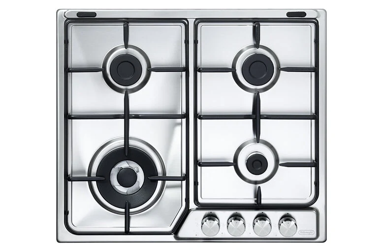 De’Longhi IF 46 ASDV SP N piano cottura Acciaio inossidabile Da incasso 58 cm Gas 4 Fornello(i)