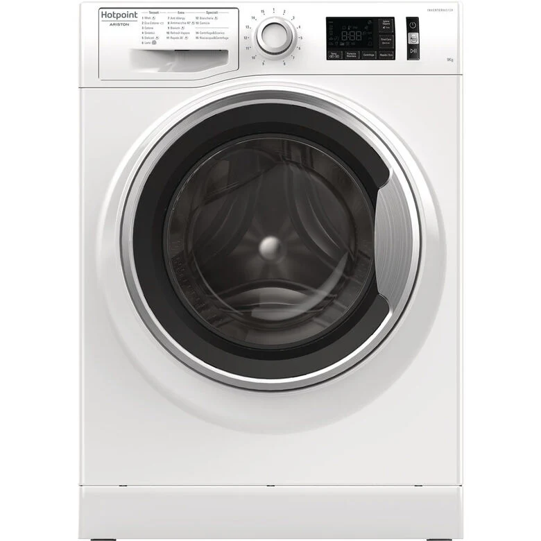 Hotpoint NR649GWSA lavatrice Caricamento frontale 9 kg 1400 Giri/min Bianco
