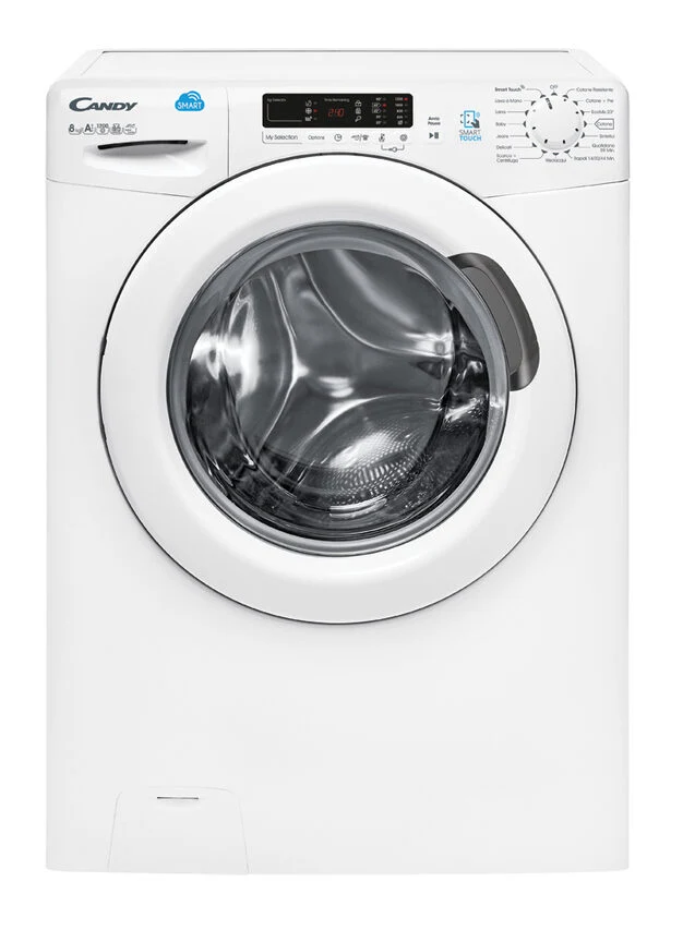 Candy Smart CS1282D301 lavatrice Caricamento frontale 8 kg 1200 Giri/min Bianco