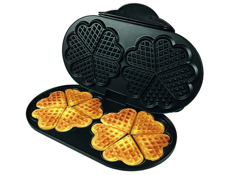 Ⓜ️🔵🔵🔵 Beper BT.604 - [📦🚨Spedizione immediata!🚚💨] Piastra per waffle a cuore doppio