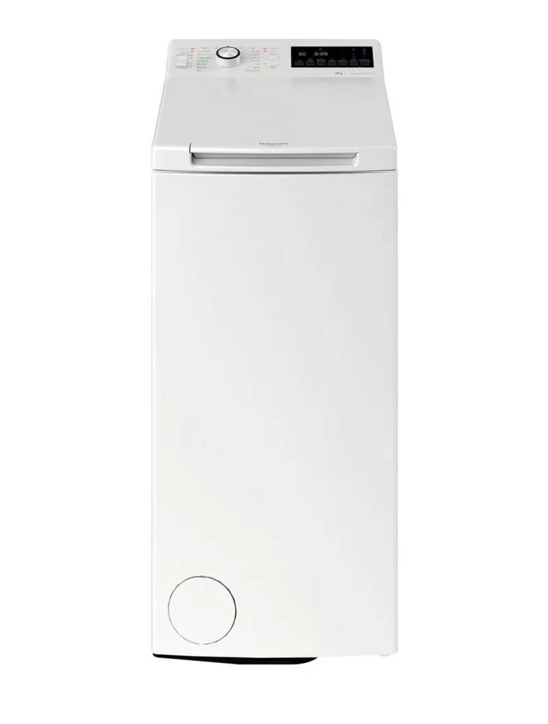 Ⓜ️🔵🔵🔵 Hotpoint ARISTON WMTG 725B IT - Lavatrice a carica dall'alto, 7 kg, 1200 giri, bianca, Nuova classe B